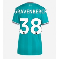 Liverpool Ryan Gravenberch #38 Tretí Ženy futbalový dres 2025-26 Krátky Rukáv